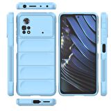 Xiaomi Poco X4 Pro 5G Kılıf Kamera Korumalı İçi Kadife Yumuşak Silikon Kapak + Ekran Koruma