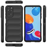 Xiaomi Redmi Note 11 Kılıf Kamera Korumalı İçi Kadife Yumuşak Silikon Kapak + Ekran Koruma