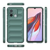 Xiaomi Redmi 12C Kılıf Kamera Korumalı İçi Kadife Yumuşak Silikon Kapak + Ekran Koruma