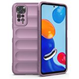 Xiaomi Redmi Note 11 Kılıf Kamera Korumalı İçi Kadife Yumuşak Silikon Kapak + Ekran Koruma