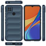 Xiaomi Redmi 9C Kılıf Kamera Korumalı İçi Kadife Yumuşak Silikon Kapak + Ekran Koruma