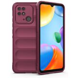 Xiaomi Poco C40 Kılıf Kamera Korumalı İçi Kadife Yumuşak Silikon Kapak + Ekran Koruma
