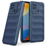Xiaomi Poco C40 Kılıf Kamera Korumalı İçi Kadife Yumuşak Silikon Kapak + Ekran Koruma