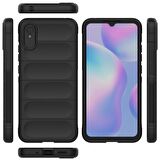 Xiaomi Redmi 9A Kılıf Kamera Korumalı İçi Kadife Yumuşak Silikon Kapak + Ekran Koruma
