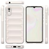 Xiaomi Redmi 9A Kılıf Kamera Korumalı İçi Kadife Yumuşak Silikon Kapak + Ekran Koruma