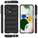 Xiaomi Poco X5 5G Kılıf Kamera Korumalı İçi Kadife Yumuşak Silikon Kapak + Ekran Koruma