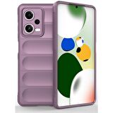 Xiaomi Poco X5 5G Kılıf Kamera Korumalı İçi Kadife Yumuşak Silikon Kapak + Ekran Koruma