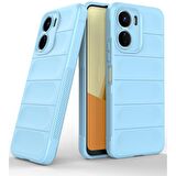 Vivo Y16 Kılıf Kamera Korumalı İçi Kadife Yumuşak Silikon Kapak + Ekran Koruma