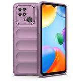 Xiaomi Poco C40 Kılıf Kamera Korumalı İçi Kadife Yumuşak Silikon Kapak + Ekran Koruma