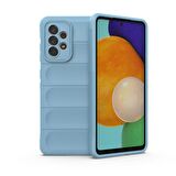 Samsung Galaxy A53 5G Kılıf Kamera Korumalı İçi Kadife Yumuşak Silikon Kapak + Ekran Koruma