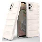 Samsung Galaxy A04 Kılıf Kamera Korumalı İçi Kadife Yumuşak Silikon Kapak + Ekran Koruma