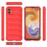 Samsung Galaxy A04 Kılıf Kamera Korumalı İçi Kadife Yumuşak Silikon Kapak + Ekran Koruma