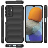 Samsung Galaxy M23 Kılıf Kamera Korumalı İçi Kadife Yumuşak Silikon Kapak + Ekran Koruma