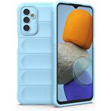 Samsung Galaxy M23 Kılıf Kamera Korumalı İçi Kadife Yumuşak Silikon Kapak + Ekran Koruma