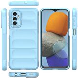 Samsung Galaxy M23 Kılıf Kamera Korumalı İçi Kadife Yumuşak Silikon Kapak + Ekran Koruma