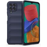 Samsung Galaxy M33 Kılıf Kamera Korumalı İçi Kadife Yumuşak Silikon Kapak + Ekran Koruma