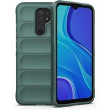 Xiaomi Redmi 9 Kılıf Kamera Korumalı İçi Kadife Yumuşak Silikon Kapak + Ekran Koruma