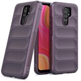Xiaomi Redmi 9 Kılıf Kamera Korumalı İçi Kadife Yumuşak Silikon Kapak + Ekran Koruma