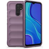 Xiaomi Redmi 9 Kılıf Kamera Korumalı İçi Kadife Yumuşak Silikon Kapak + Ekran Koruma