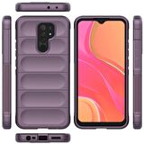 Xiaomi Redmi 9 Kılıf Kamera Korumalı İçi Kadife Yumuşak Silikon Kapak + Ekran Koruma