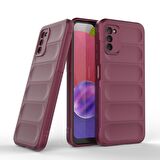 Samsung Galaxy A03S Kılıf Kamera Korumalı İçi Kadife Yumuşak Silikon Kapak + Ekran Koruma