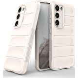Samsung Galaxy S23 Plus Kılıf Kamera Korumalı İçi Kadife Yumuşak Silikon Kapak + Ekran Koruma