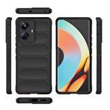 Realme C55 Kılıf Kamera Korumalı İçi Kadife Yumuşak Silikon Kapak + Ekran Koruma