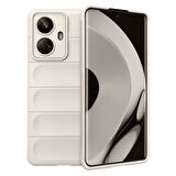 Realme C55 Kılıf Kamera Korumalı İçi Kadife Yumuşak Silikon Kapak + Ekran Koruma