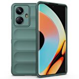 Realme C55 Kılıf Kamera Korumalı İçi Kadife Yumuşak Silikon Kapak + Ekran Koruma