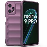 Realme 9 Pro 5G Kılıf Kamera Korumalı İçi Kadife Yumuşak Silikon Kapak + Ekran Koruma
