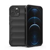 Apple iPhone 14 Pro Max Kılıf Kamera Korumalı İçi Kadife Yumuşak Silikon Kapak + Ekran Koruma