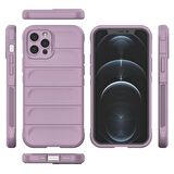 Apple iPhone 13 Pro Max Kılıf Kamera Korumalı İçi Kadife Yumuşak Silikon Kapak + Ekran Koruma