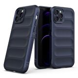 Apple iPhone 15 Pro Max Kılıf Kamera Korumalı İçi Kadife Yumuşak Silikon Kapak + Ekran Koruma