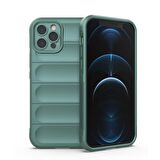 Apple iPhone 11 Pro Kılıf Kamera Korumalı İçi Kadife Yumuşak Silikon Kapak + Ekran Koruma