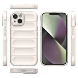 Apple iPhone 13 Kılıf Kamera Korumalı İçi Kadife Yumuşak Silikon Kapak + Ekran Koruma