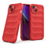 Apple iPhone 13 Kılıf Kamera Korumalı İçi Kadife Yumuşak Silikon Kapak + Ekran Koruma