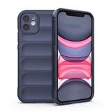 Apple iPhone 11 Kılıf Kamera Korumalı İçi Kadife Yumuşak Silikon Kapak + Ekran Koruma