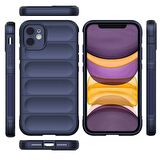 Apple iPhone 11 Kılıf Kamera Korumalı İçi Kadife Yumuşak Silikon Kapak + Ekran Koruma