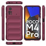Xiaomi Poco M4 Pro 4G Kılıf Kamera Korumalı İçi Kadife Yumuşak Silikon Kapak + Ekran Koruma