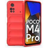 Xiaomi Poco M4 Pro 4G Kılıf Kamera Korumalı İçi Kadife Yumuşak Silikon Kapak + Ekran Koruma