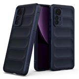 Xiaomi Mi 12 Lite Kılıf Kamera Korumalı İçi Kadife Yumuşak Silikon Kapak + Ekran Koruma