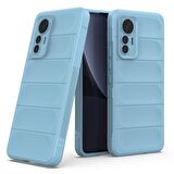 Xiaomi Mi 12 Lite Kılıf Kamera Korumalı İçi Kadife Yumuşak Silikon Kapak + Ekran Koruma