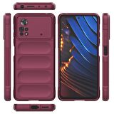 Xiaomi Poco X4 Pro 5G Kılıf Kamera Korumalı İçi Kadife Yumuşak Silikon Kapak + Ekran Koruma