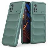 Xiaomi Poco X4 Pro 5G Kılıf Kamera Korumalı İçi Kadife Yumuşak Silikon Kapak + Ekran Koruma