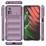 Xiaomi Poco X4 Pro 5G Kılıf Kamera Korumalı İçi Kadife Yumuşak Silikon Kapak + Ekran Koruma