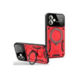 Samsung Galaxy A05 Kılıf Joy Lens Korumalı Standlı Şık Tasarım Kapak + Ekran Koruma