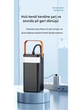 Redmi Note 10S Uyumlu 80.000 Mah LED Işıklı Powerbank Şarj Aleti