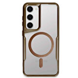 Samsung Galaxy S23 Kılıf Boyi Magsafe Silikon Kapak + Ekran Koruma + Kablo Koruma