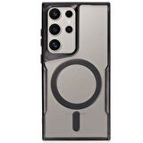 Samsung Galaxy S23 Ultra Kılıf Boyi Magsafe Silikon Kapak + Ekran Koruma + Kablo Koruma
