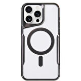 Apple İphone 15 Pro Max Kılıf Boyi Magsafe Silikon Kapak + Ekran Koruma + Kablo Koruma